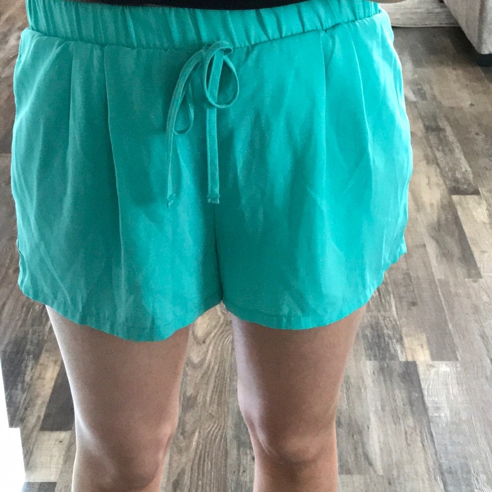Baby teal forever 21 shorts